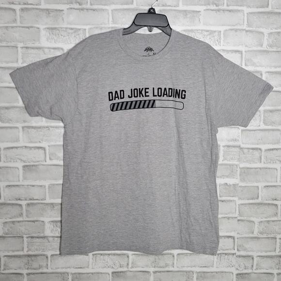 Dad Joke Loading Gray T-shirt, size XL - Picture 1 of 4